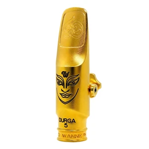 Boquilla enchapada en oro 5 saxofón alto Theo Wanne - Imagen 1 de 9