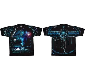 Camiseta Tribal Wolf Fantasy Wildlife Nature Moonlight Forest Selva Animal 31179 - Imagen 1 de 3