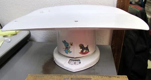 Vintage large metal Counselor Baby Scale, 18 inches long, nearly 5 pounds, works - Picture 1 of 6