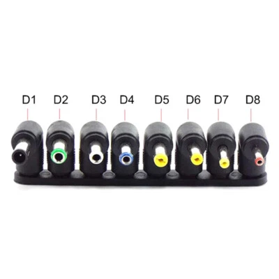 1set Universal Laptop DC Power Supply Adapter Connector AC DC Jack Charger plug - Image 1 of 4