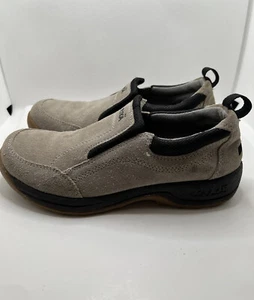 Ryka Terrain Slipon Shoes Suede Hiking Comfort Size 8 Gray - Picture 1 of 9