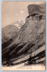 Mt McMullen, Yoho Pass, British Columbia Canada, Antique 1910 Chapman Postcard - Picture 1 of 2