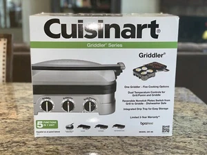 Cuisinart Griddler GR-4N 5-in-1 Full Grill Griddle Half/Half Panini Press NEW!! - Picture 1 of 6