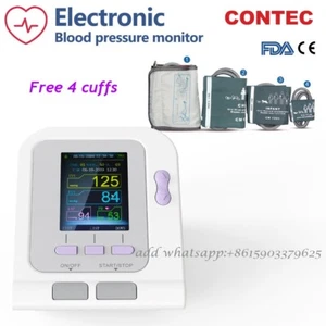 Digital Blood Pressure Monitor BP Cuff Sphygmomanometer,NIBP monitor+4 cuffs - Picture 1 of 13