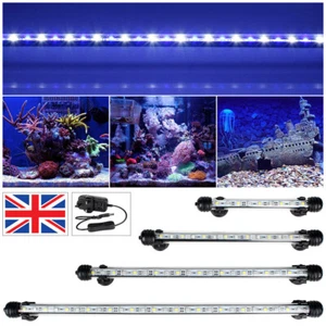 UK LED Aquarium Light Fish Tank Light Blue LED Light Bar Stick Fish Tank 92CM - Picture 1 of 10