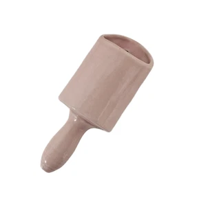 Vintage Pink Ceramic Scoop Wall Pocket Planter - Picture 1 of 6