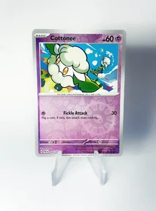 Pokemon TCG Cottonee 034/091 Reverse Holo - Paldean Fates - Picture 1 of 2