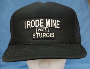 Gorra de béisbol I RODE MINE STURGIS 2003 NUEVA STOCK ANTIGUO - Imagen 1 de 5