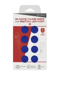New Hyperkin Switch Joy-Con Silicone Thumb Grips (Neo Blue) - Picture 1 of 1