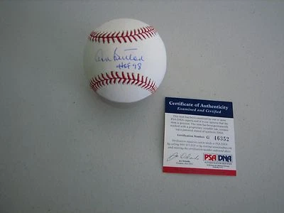 Don Sutton -DECEASED - Signed OML Baseball W / HOF 98 and a Display Case - PSA - Image 1 of 4