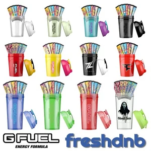 G Fuel Starter Kits - Shaker Cup & 6 Sachets - Caffeine Energy Formula GFUEL - Picture 1 of 17