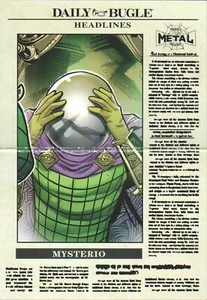 2022 Marvel Metal Universe Spider-Man Daily Bugle Headlines #DB11 Mysterio - Picture 1 of 2