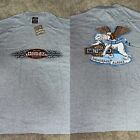 T-shirt vintage NOS 1998 Harley Davidson pneu bande de roulement logo ancrage Alaska XL NEUF AVEC ÉTIQUETTES
