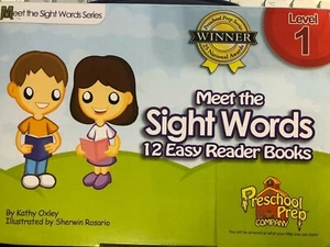 Meet the Sight Words Level 1 Easy Reader Books Boxed set Like New by Kathy Oxley - Picture 1 of 2