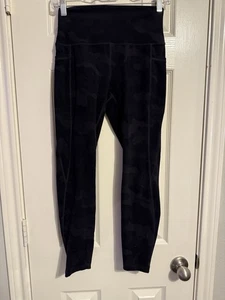 Leggings camuflaje súper suaves de RBX talla pequeña negro y gris - Imagen 1 de 7