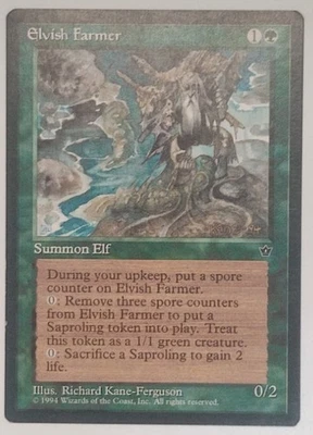 Elvish Farmer - Fallen Empires (FEM) - Magic: The Gathering - MTG - NM - Vintage - Image 1 of 2
