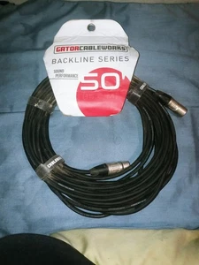 Gator Backline Series XLR Microphone Cable - 50 Foot - Picture 1 of 4