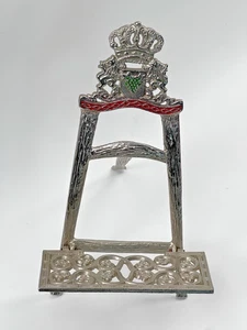 Vintage Silver-Plated Torah Book Easel 9.5" T x 5.5 W Made/Bought in Israel 1961 - Picture 1 of 12