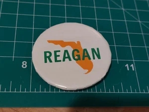 Vintage Ronald Reagan Florida campaign pin button political - Picture 1 of 3