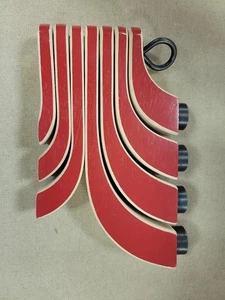 Red Swedish Nordic Light Candle Holder by Design House - Picture 1 of 11