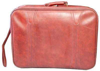 Vintage 1970s American Tourister Escort Series Large Brown Naugahyde Suitcase - Image 1 of 4