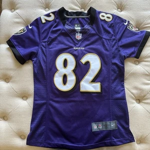 Baltimore Ravens Torrey Smith #82 Youth Nike NFL On Field Jersey Purple Size M - Picture 1 of 8