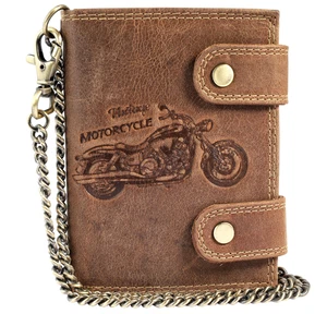 Leonardo Verrelli Büffel Leder Geldbörse Echtleder Portemonnaie Geldbeutel Bike - Bild 1 von 1