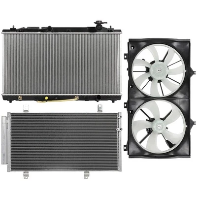 Electric Radiator Condenser Cooling Fan Kit For Toyota Avalon 2005-2011 2012 - Image 1 of 4