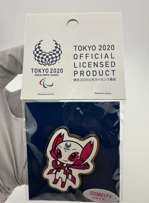 Tokyo Paralympic Games Mascot Someity 2020 Official Licensed Product Pin - Image 1 of 4