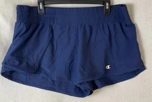 Champion Authentic Damen Sportbekleidung marineblaue Laufshorts Größe XL - Bild 1 von 3