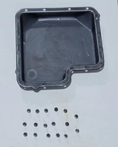 Cacerola de aceite de transmisión Ford C6 y 17 pernos de montaje, OEM, USADO en estado de funcionamiento - Imagen 1 de 24