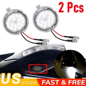 LED 6000K Side Rear View Mirror Puddle Lights For Ford F150 Explorer Edge Fusion - Bild 1 von 13