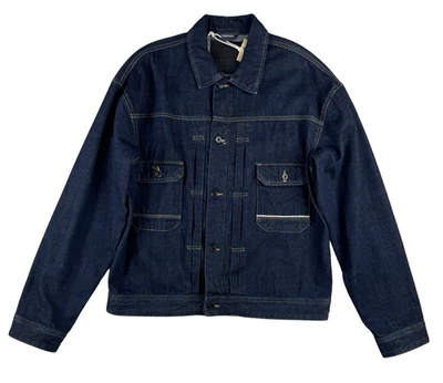 Chaqueta Denim Jack & Jones RDD JJIKEVIN Ribete Azul Oscuro Talla L Foto 1 de 4