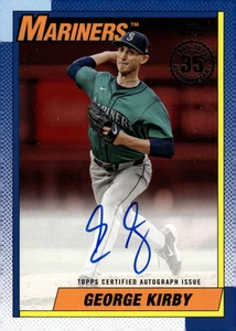 2025 Topps 90 Topps Autographs Red #90AGK George Kirby Auto 3/5 - NM-MT - Picture 1 of 2
