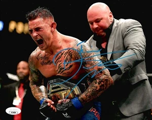 Dustin Poirier autographed signed 8x10 photo UFC JSA COA The Diamond - Picture 1 of 2