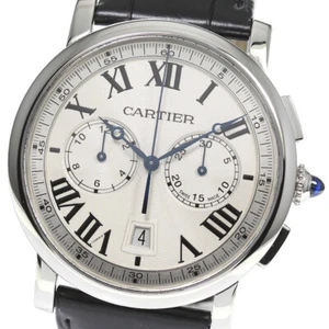 CARTIER WSRO0002 Rotonde de Cartier Chrono Date Men's Watch From Japan G1030 - Picture 1 of 6