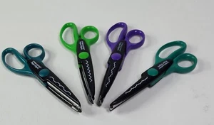 LOT OF 4 PAPER Edgers Fiskars Scissors Scrapbooking Crafts  - Picture 1 of 3