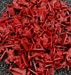 RISK Lord of the Rings Board Game Replacement 140 Pieces Red - Picture 1 of 6