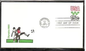 US Scott # U596 Olympics 1980 FDC. Ready For Cachet - Picture 1 of 1