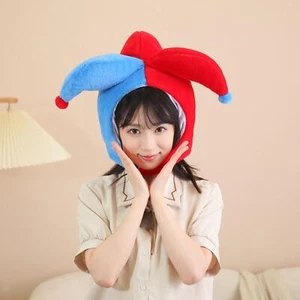 Jester Hat Halloween Multicolor Show Head Gear for Carnival Holiday Party - Picture 1 of 6