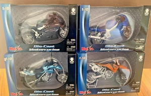 TC 156   Four New Maisto 2006 Motorcycles F4 SPR, Triumph,  F650GS, SX520n LOOK! - Picture 1 of 11