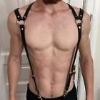 Strap Clip Men's Suspenders Leather Belt Body Chest Harness Leather Harness