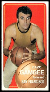 1970-71 Topps Dave Gambee San Francisco Warriors #154