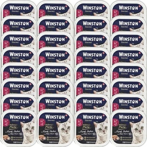 32 x 100 g | Winston Gourmet Wellness-Menü mit Rind & Huhn und Aloe Vera - Bild 1 von 3