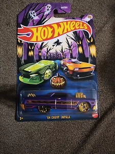 Hot Wheels 2024 Hallowen Edition '64 Chevy Impala Purple 3/5 - Bild 1 von 2