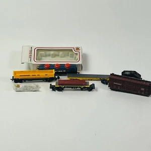 Juego de vagones de tren modelo a escala HO con McKeesport Coal & Union 76 Tanker - Imagen 1 de 7