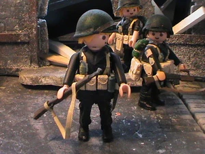 PLAYMOBIL CUSTOM US.PFC.2ND RAIDER BATTALION (MAKIN ISLAND-1942) REF-0186 BIS - Imagen 1 de 8