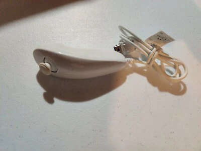 Original White Nunchuck for Nintendo Wii or Wii U *Cleaned Tested and Working* - Image 1 of 4