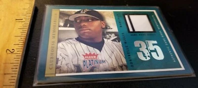  2004 DONTRELLE WILLIS MARLINS FLEER 白金会所比赛穿球衣 CLU-DW — 第 1/2 张图片