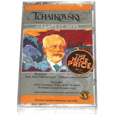 Tchaikovsky - Greatest Hits Vol. 1 Bernstein Ormandy (Cassette Tape 1984) SEALED - Image 1 of 4